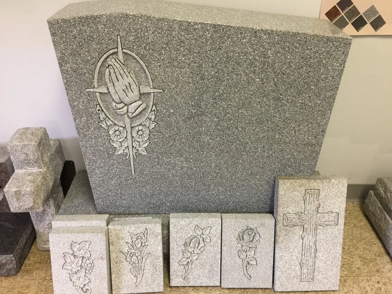 Custom monument design at Monroe Monuments