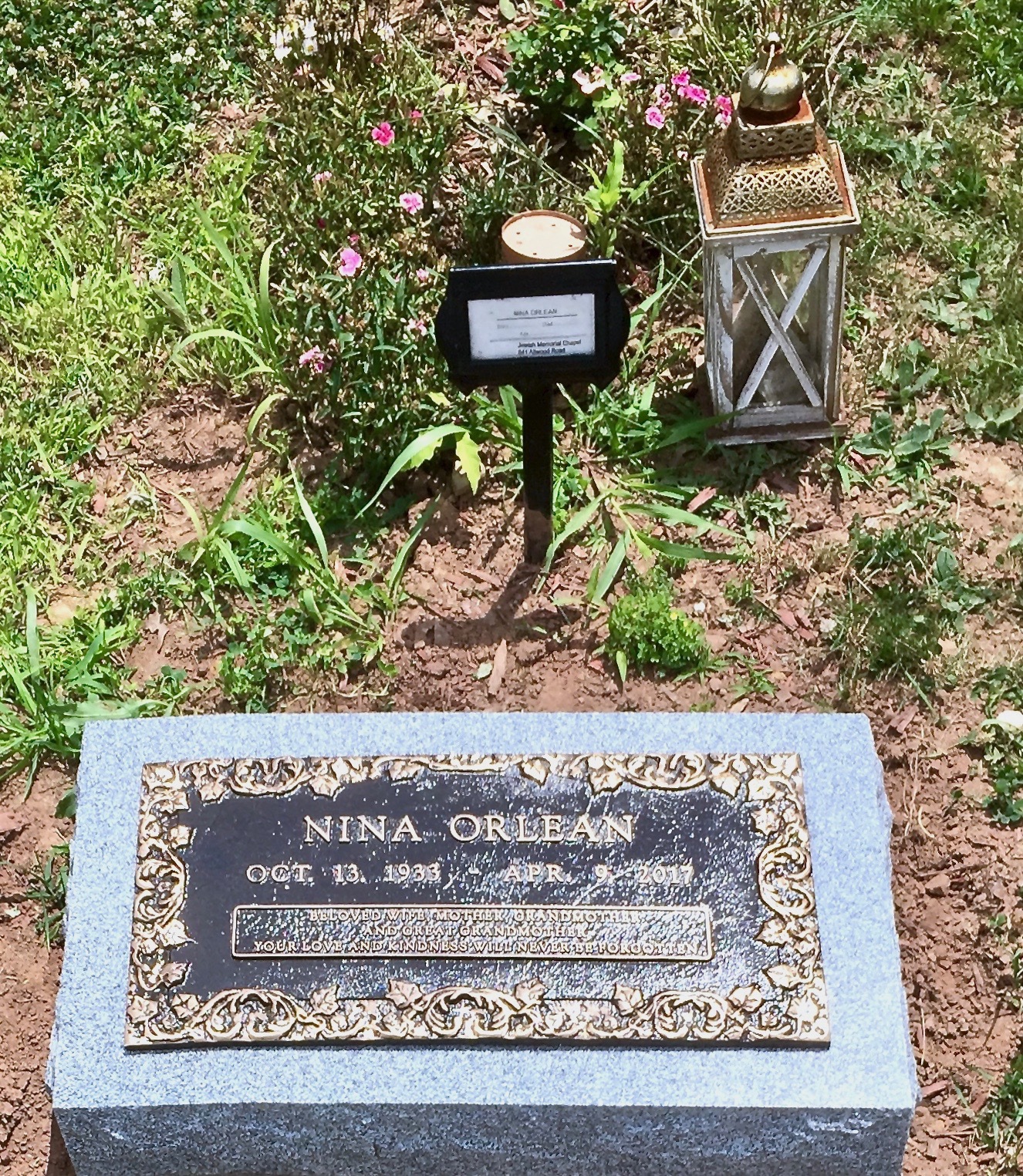 bronze memorial plaque by Monroe Monuments in Northern New Jersey — example 3