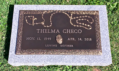 bronze memorial plaque by Monroe Monuments in Northern New Jersey — example 6