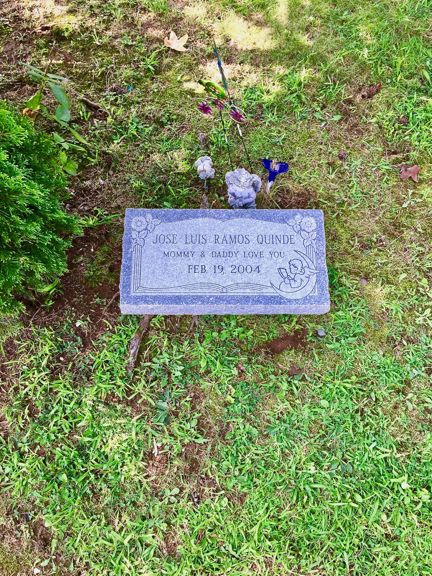 flat stone grave marker by Monroe Monuments in Northern New Jersey — example 10