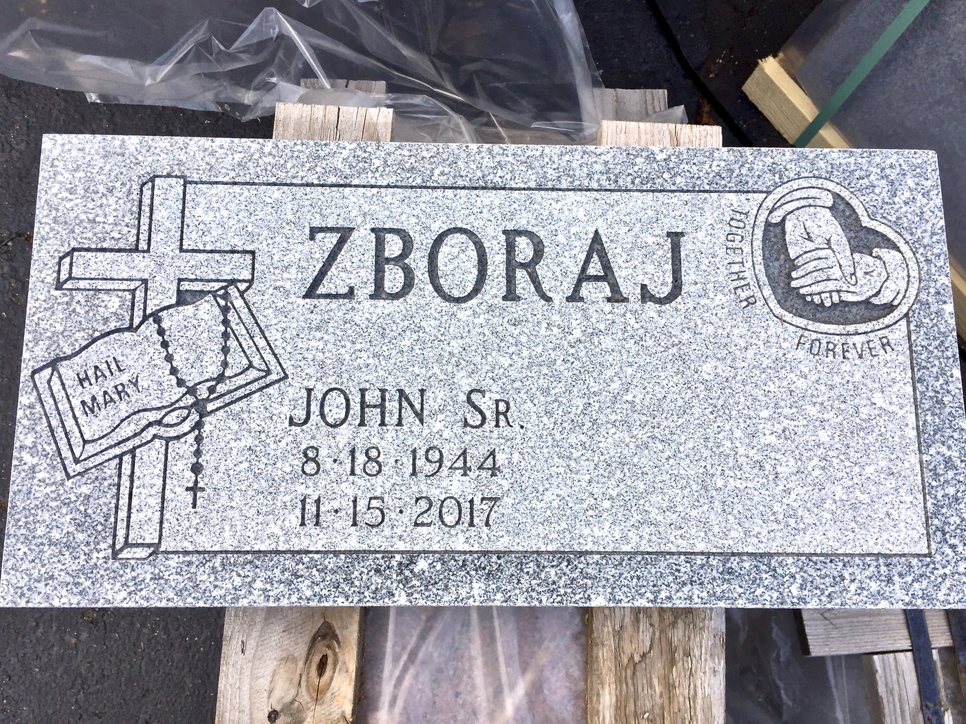 Grave Markers Dealer in New Jersey — example