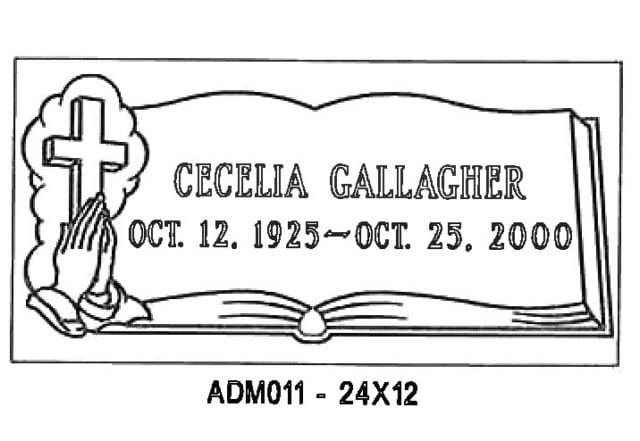 monument design by Monroe Monuments in Northern New Jersey — example 19