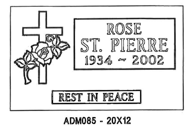 monument design by Monroe Monuments in Northern New Jersey — example 21