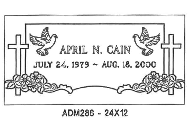monument design by Monroe Monuments in Northern New Jersey — example 24