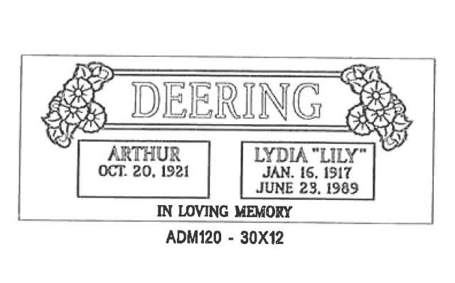 monument design by Monroe Monuments in Northern New Jersey — example 31