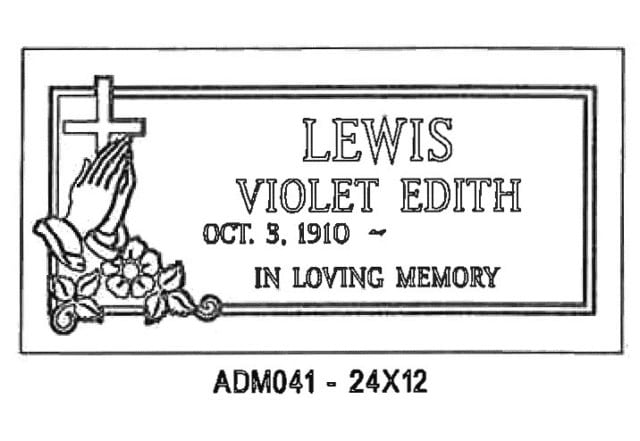 monument design by Monroe Monuments in Northern New Jersey — example 55