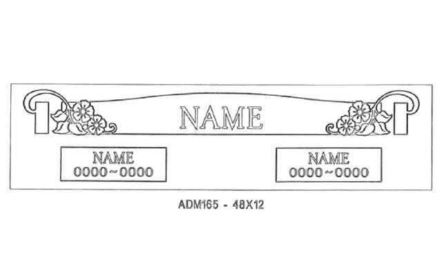 monument design by Monroe Monuments in Northern New Jersey — example 58