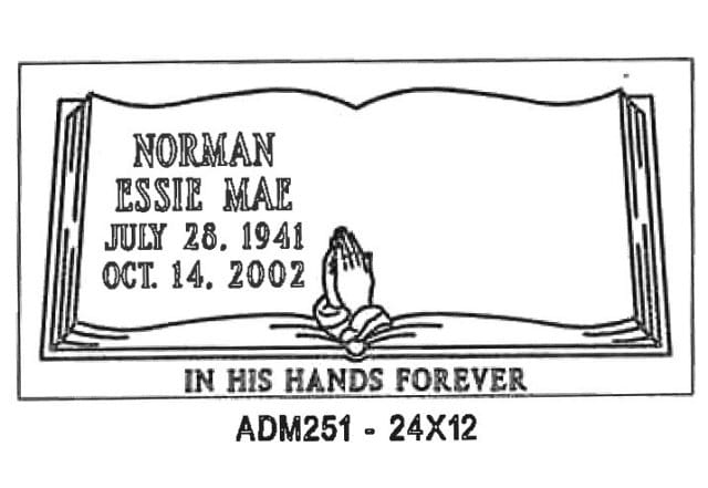 monument design by Monroe Monuments in Northern New Jersey — example 68