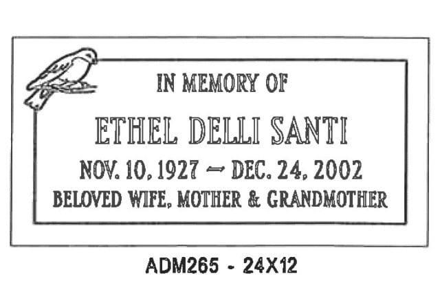 monument design by Monroe Monuments in Northern New Jersey — example 70