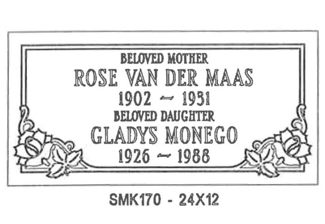 monument design by Monroe Monuments in Northern New Jersey — example 74