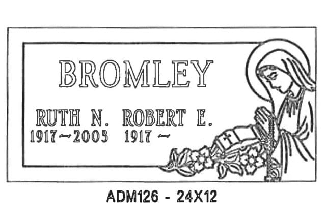 monument design by Monroe Monuments in Northern New Jersey — example 91