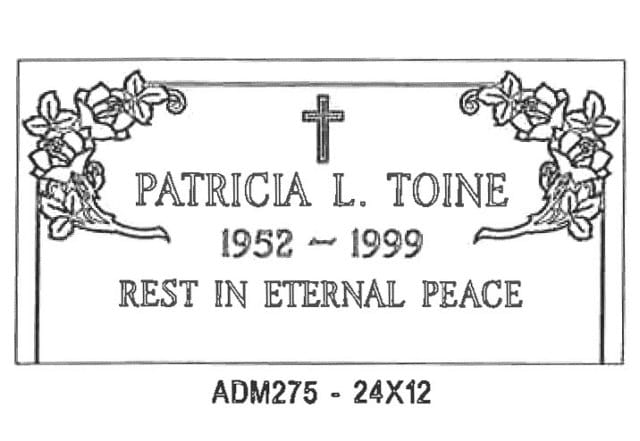 monument design by Monroe Monuments in Northern New Jersey — example 93