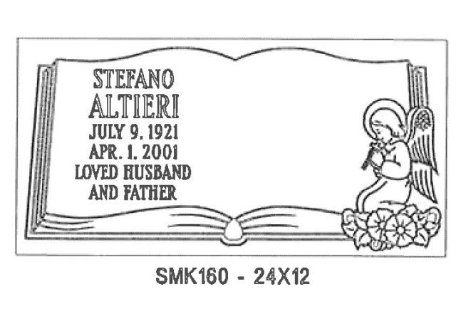monument design by Monroe Monuments in Northern New Jersey — example 100
