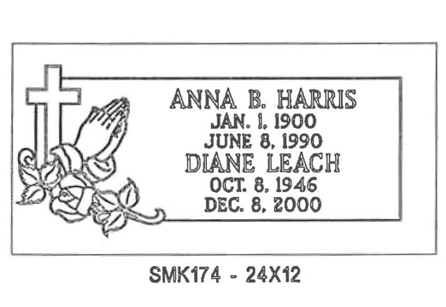 monument design by Monroe Monuments in Northern New Jersey — example 117