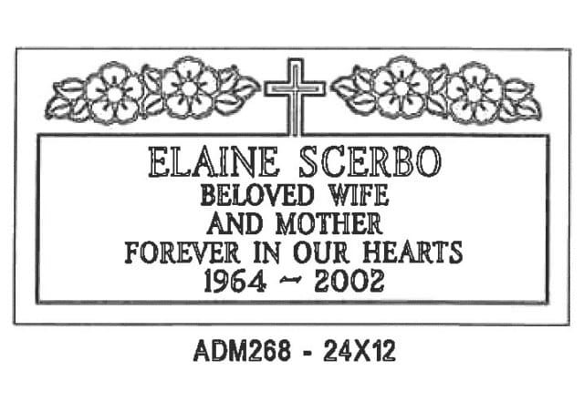 monument design by Monroe Monuments in Northern New Jersey — example 119