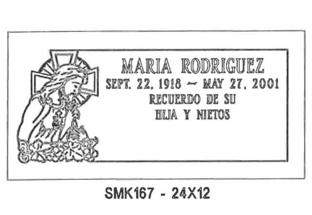 monument design by Monroe Monuments in Northern New Jersey — example 126