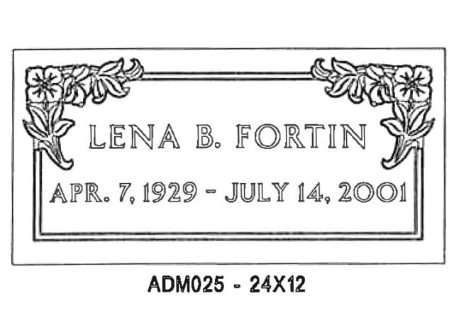 monument design by Monroe Monuments in Northern New Jersey — example 166