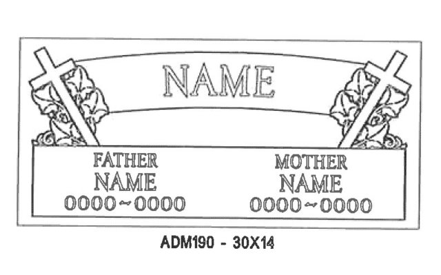 monument design by Monroe Monuments in Northern New Jersey — example 171