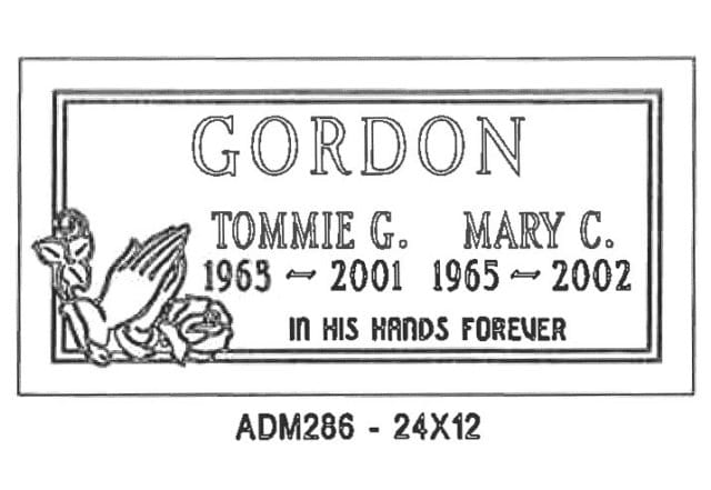 monument design by Monroe Monuments in Northern New Jersey — example 174