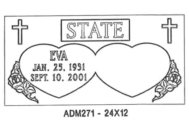 monument design by Monroe Monuments in Northern New Jersey — example 175