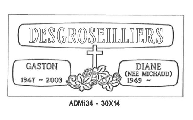 monument design by Monroe Monuments in Northern New Jersey — example 176