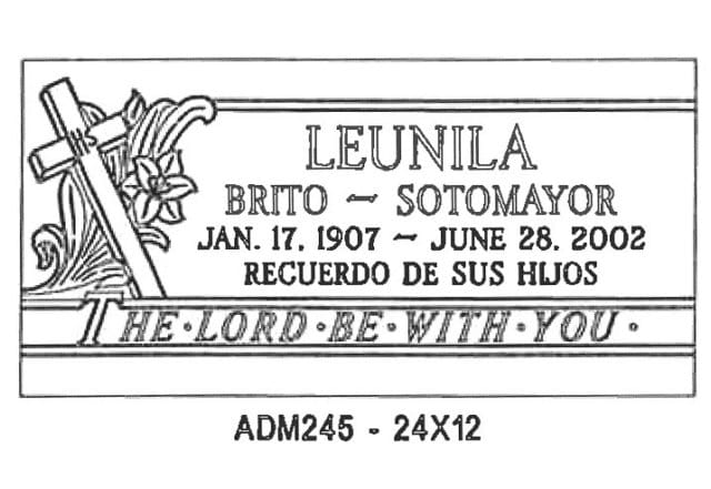 monument design by Monroe Monuments in Northern New Jersey — example 189
