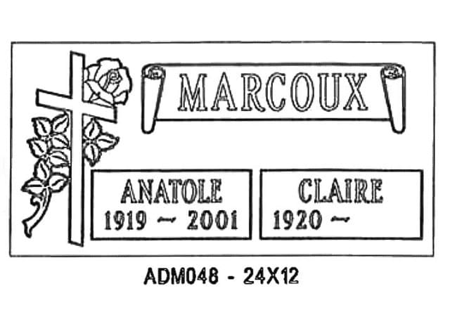 monument design by Monroe Monuments in Northern New Jersey — example 193