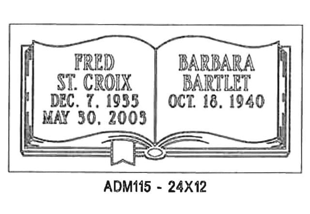 monument design by Monroe Monuments in Northern New Jersey — example 194