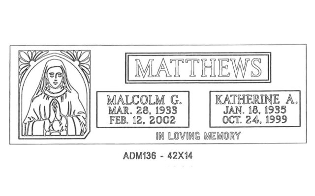 monument design by Monroe Monuments in Northern New Jersey — example 196
