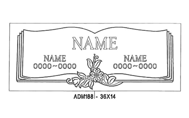 monument design by Monroe Monuments in Northern New Jersey — example 197