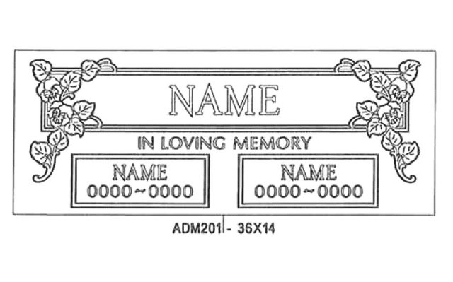 monument design by Monroe Monuments in Northern New Jersey — example 199