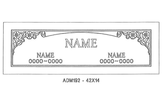 monument design by Monroe Monuments in Northern New Jersey — example 202