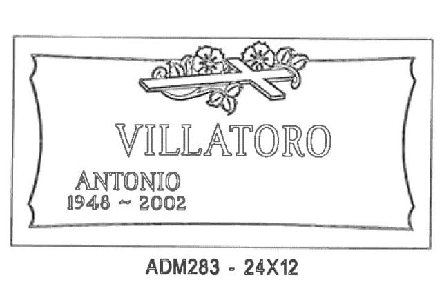 monument design by Monroe Monuments in Northern New Jersey — example 203