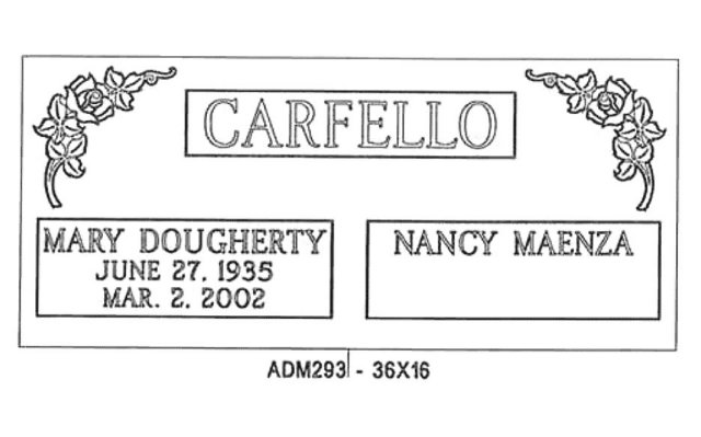monument design by Monroe Monuments in Northern New Jersey — example 208