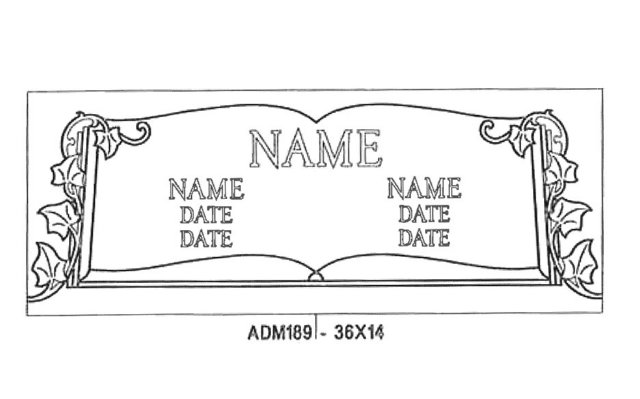 monument design by Monroe Monuments in Northern New Jersey — example 210