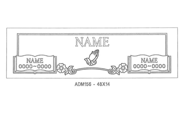 monument design by Monroe Monuments in Northern New Jersey — example 213