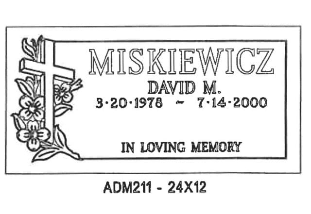 monument design by Monroe Monuments in Northern New Jersey — example 215