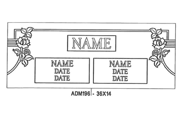 monument design by Monroe Monuments in Northern New Jersey — example 233