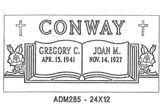 monument design by Monroe Monuments in Northern New Jersey — example 243