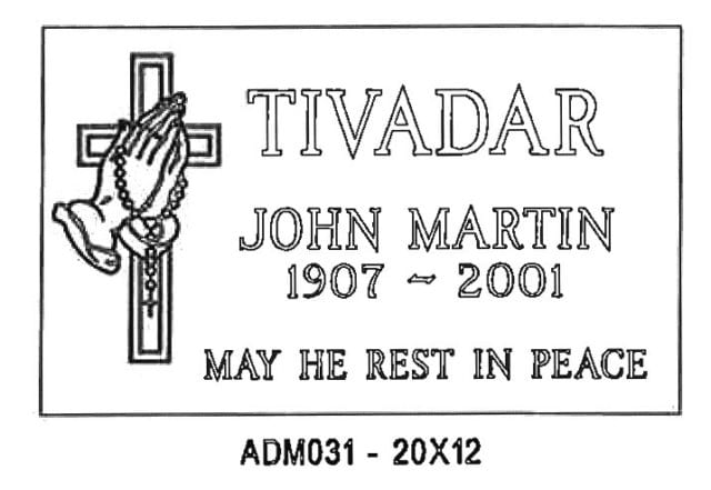 monument design by Monroe Monuments in Northern New Jersey — example 244