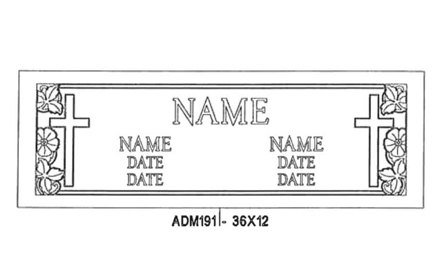 monument design by Monroe Monuments in Northern New Jersey — example 245