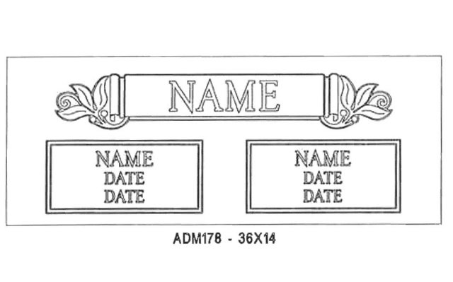monument design by Monroe Monuments in Northern New Jersey — example 248