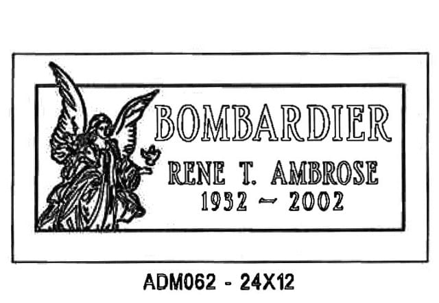 monument design by Monroe Monuments in Northern New Jersey — example 251
