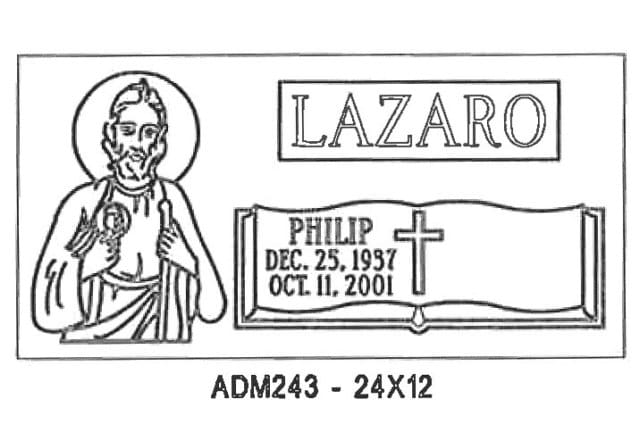 monument design by Monroe Monuments in Northern New Jersey — example 256