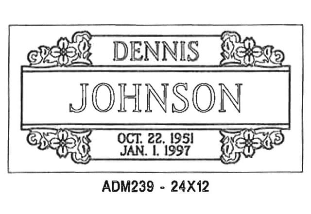 monument design by Monroe Monuments in Northern New Jersey — example 259