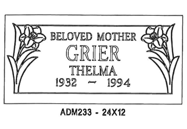 monument design by Monroe Monuments in Northern New Jersey — example 262