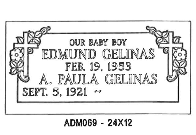 monument design by Monroe Monuments in Northern New Jersey — example 265