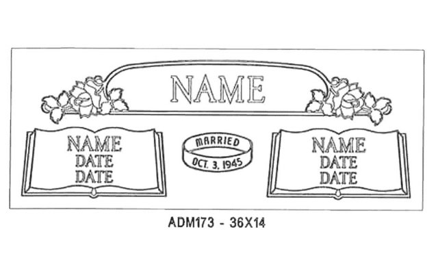 monument design by Monroe Monuments in Northern New Jersey — example 267