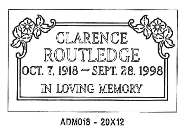monument design by Monroe Monuments in Northern New Jersey — example 271