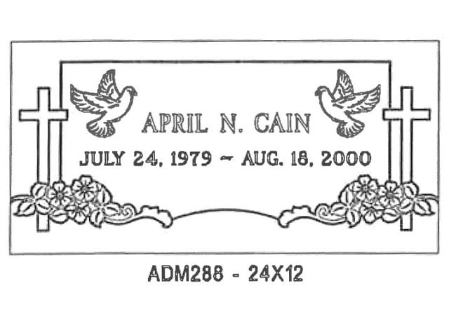 monument design by Monroe Monuments in Northern New Jersey — example 279